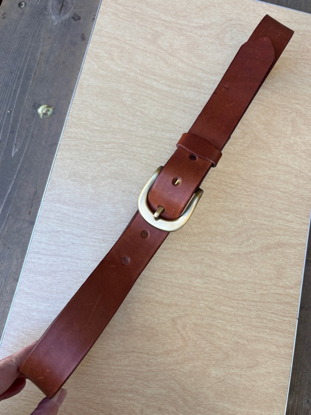 Bloomingdale’s Frascarelli Italian Brown Leather Belt In Sz 36 - Picture 4 of 11